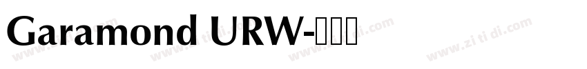 Garamond URW字体转换